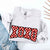 XOXO Checkered Valentine Sweatshirt – Furry Style Printed Sweater
