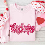 XOXO Sequins Valentine Sweatshirt – Faux Printed Sweater