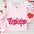 XOXO Sequins Valentine Sweatshirt – Faux Printed Sweater