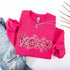 XOXO Sequins Valentine Sweatshirt – Faux Printed Sweater