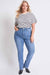 Women's Plus High Rise Basic 5 Pocket Straight  Jeans