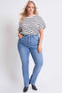 Women's Plus High Rise Basic 5 Pocket Straight  Jeans