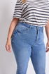 Women's Plus High Rise Basic 5 Pocket Straight  Jeans