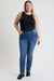 Women's Plus High Rise Curve Confidence  Straight  Jeans