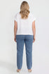 Women's Tie Front Wide Leg Jeans