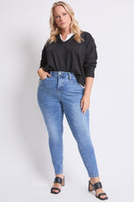 Women's Plus High Rise Basic 5 Pocket Skinny Jeans
