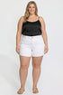 Women's Plus Premium Stretch Fold-Over Cuff Shorts