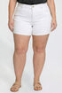 Women's Plus Premium Stretch Fold-Over Cuff Shorts