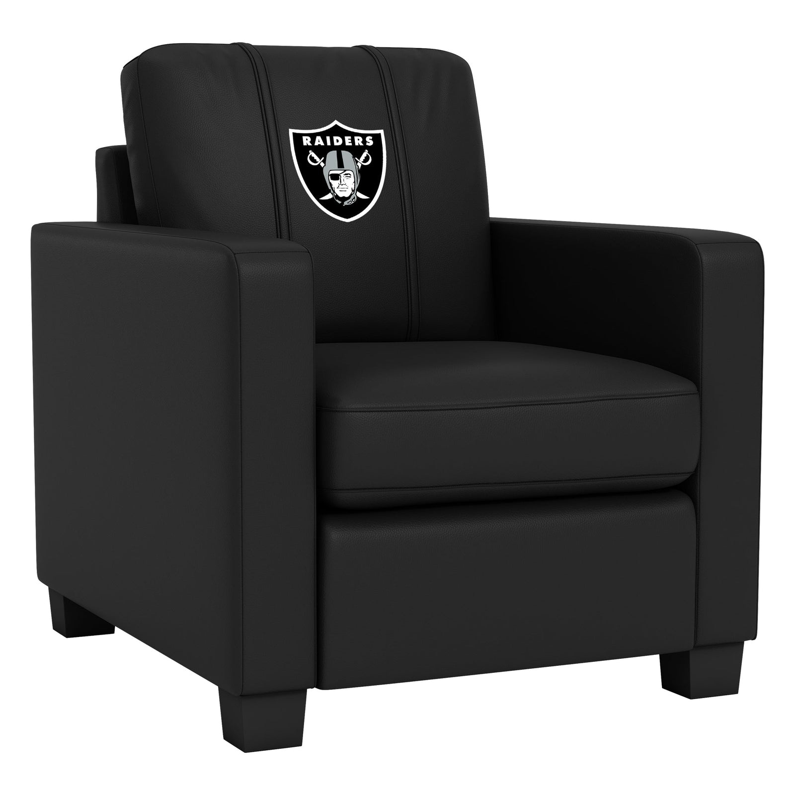 Dyno Stationary Club Chair with  Las Vegas Raiders Primary Logo