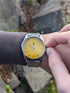 Yellow Sunburst Watch