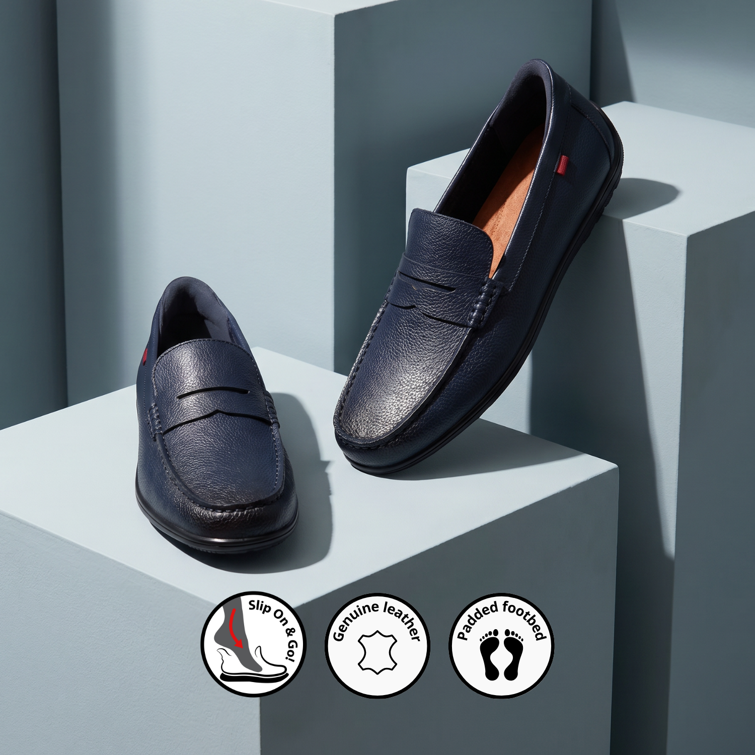 John St, Men Penny Loafers