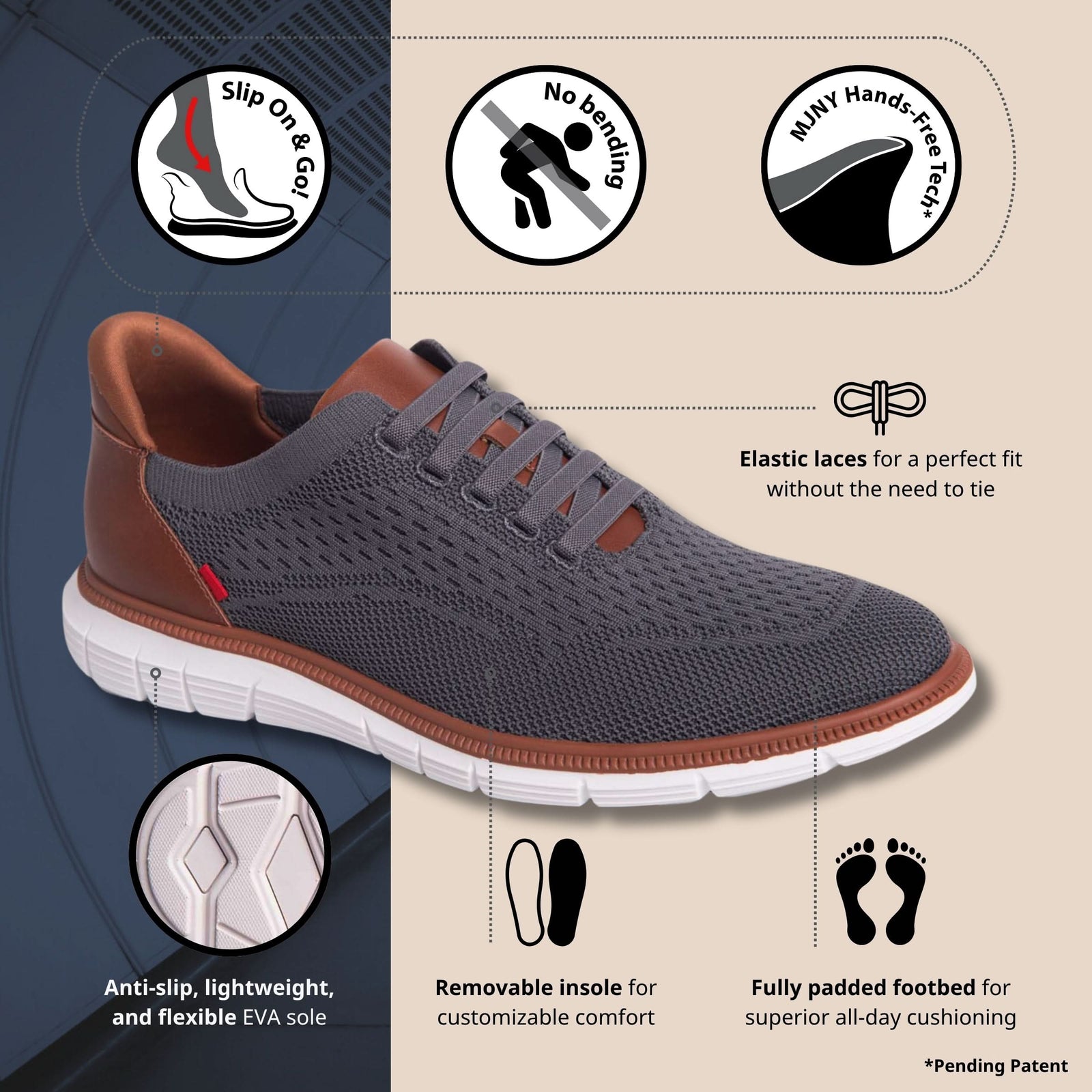 Edison St, Men Sneakers