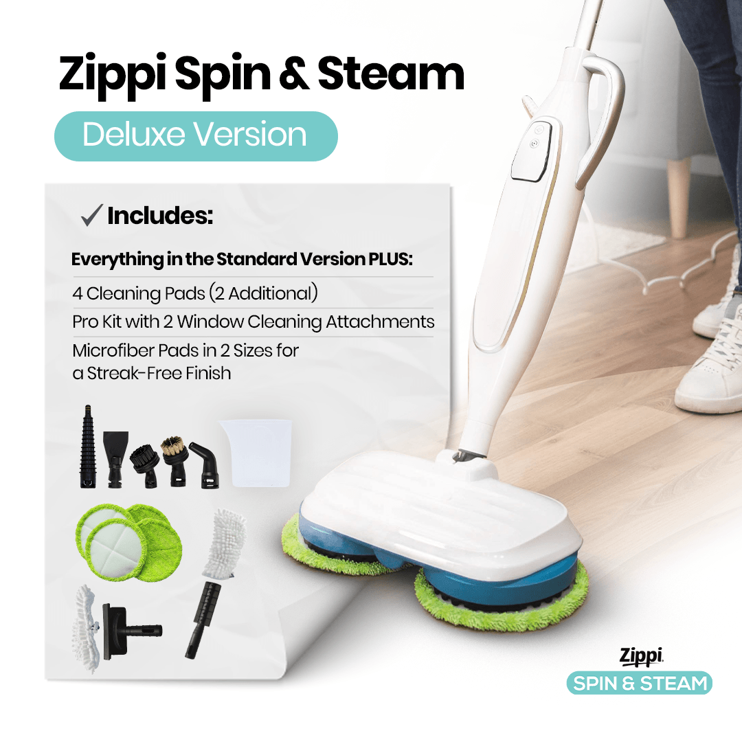 Zippi Spin & Steam Upright Mop