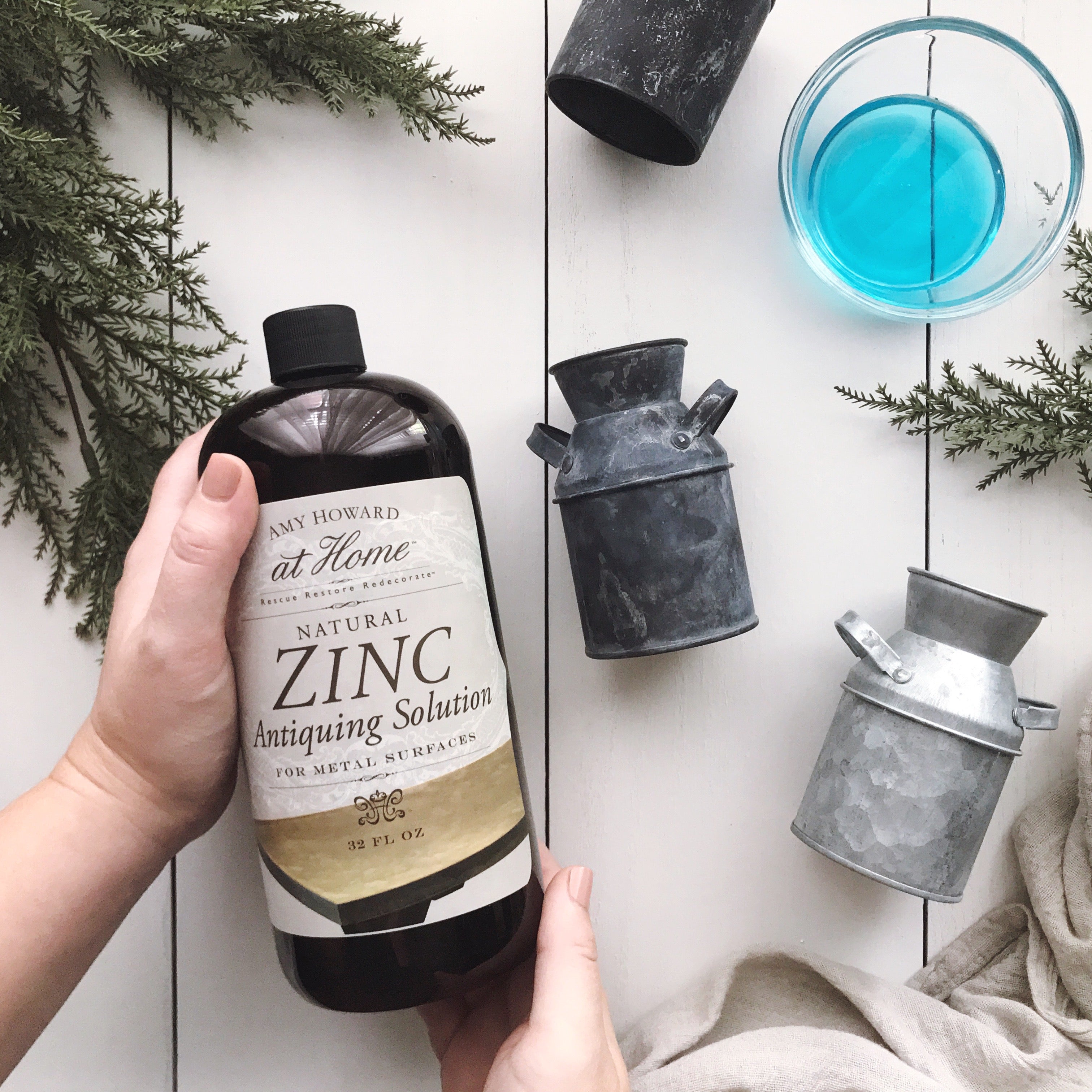 Zinc Antiquing Solution