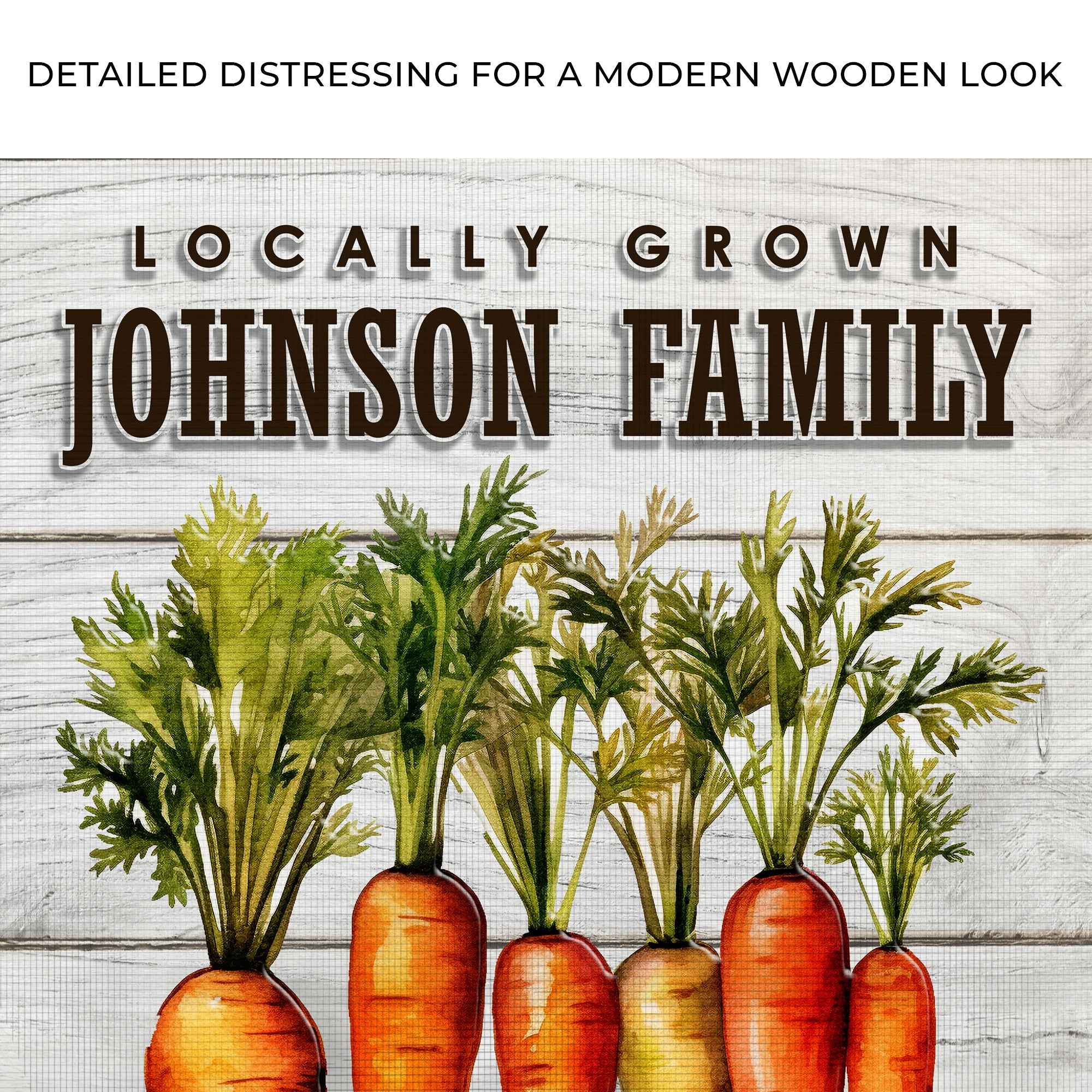 Locally Grown Carrot Patch Sign