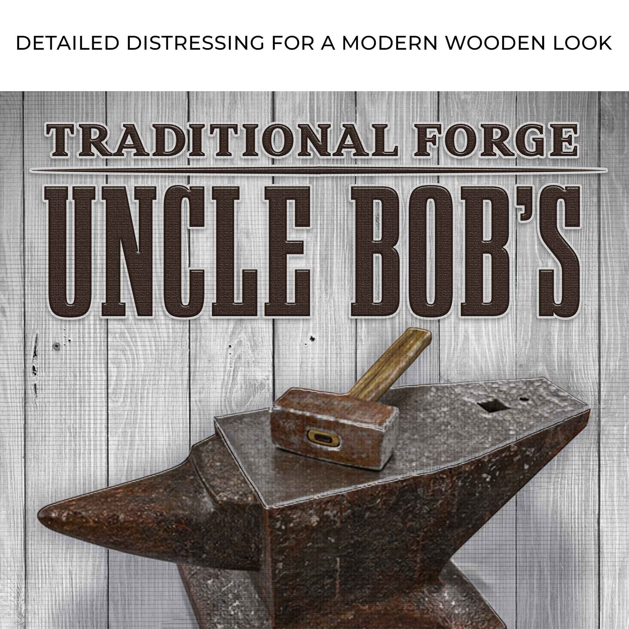 Traditional Forger Blacksmith Sign