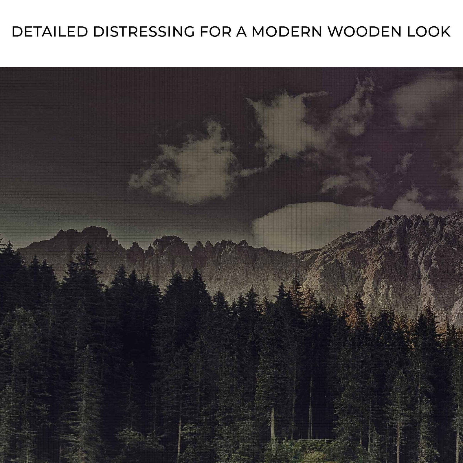 Full Moon Setting Canvas Wall Art