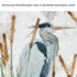 Heron In The Reeds Canvas Wall Art II