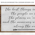 The Best Things In Life Sign II