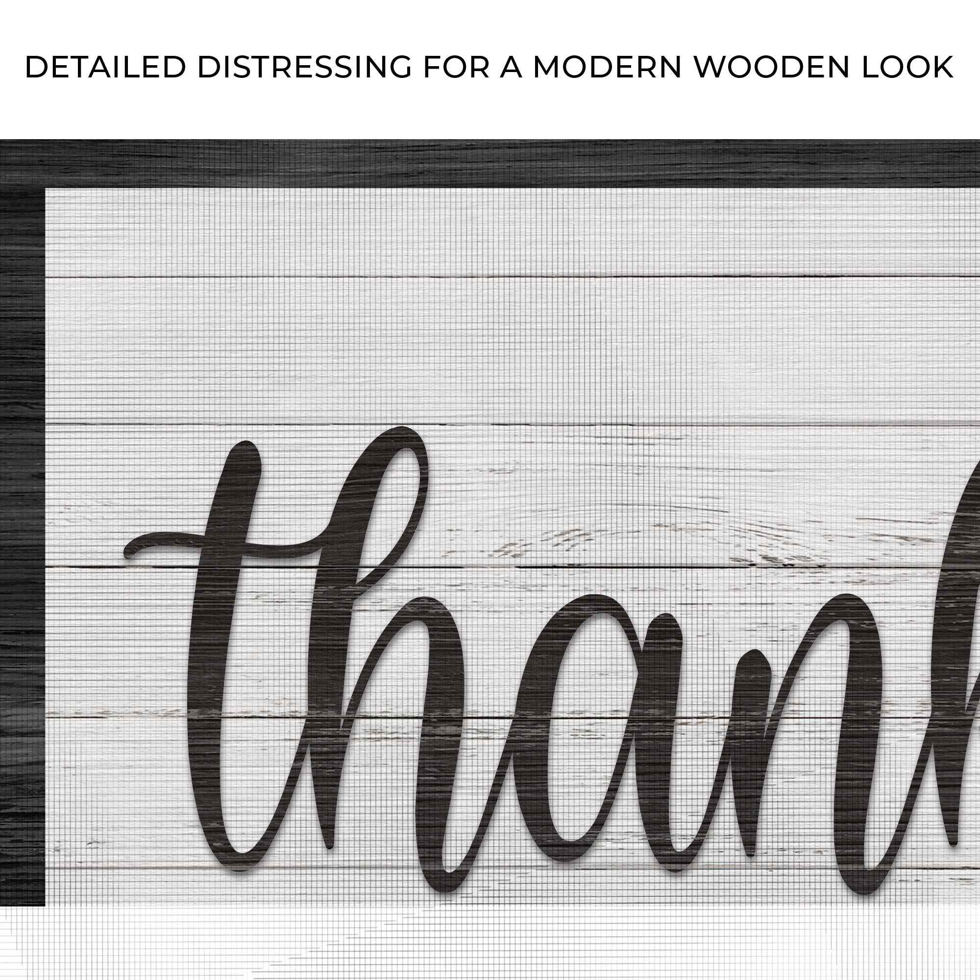 Thankful And Blessed Sign III