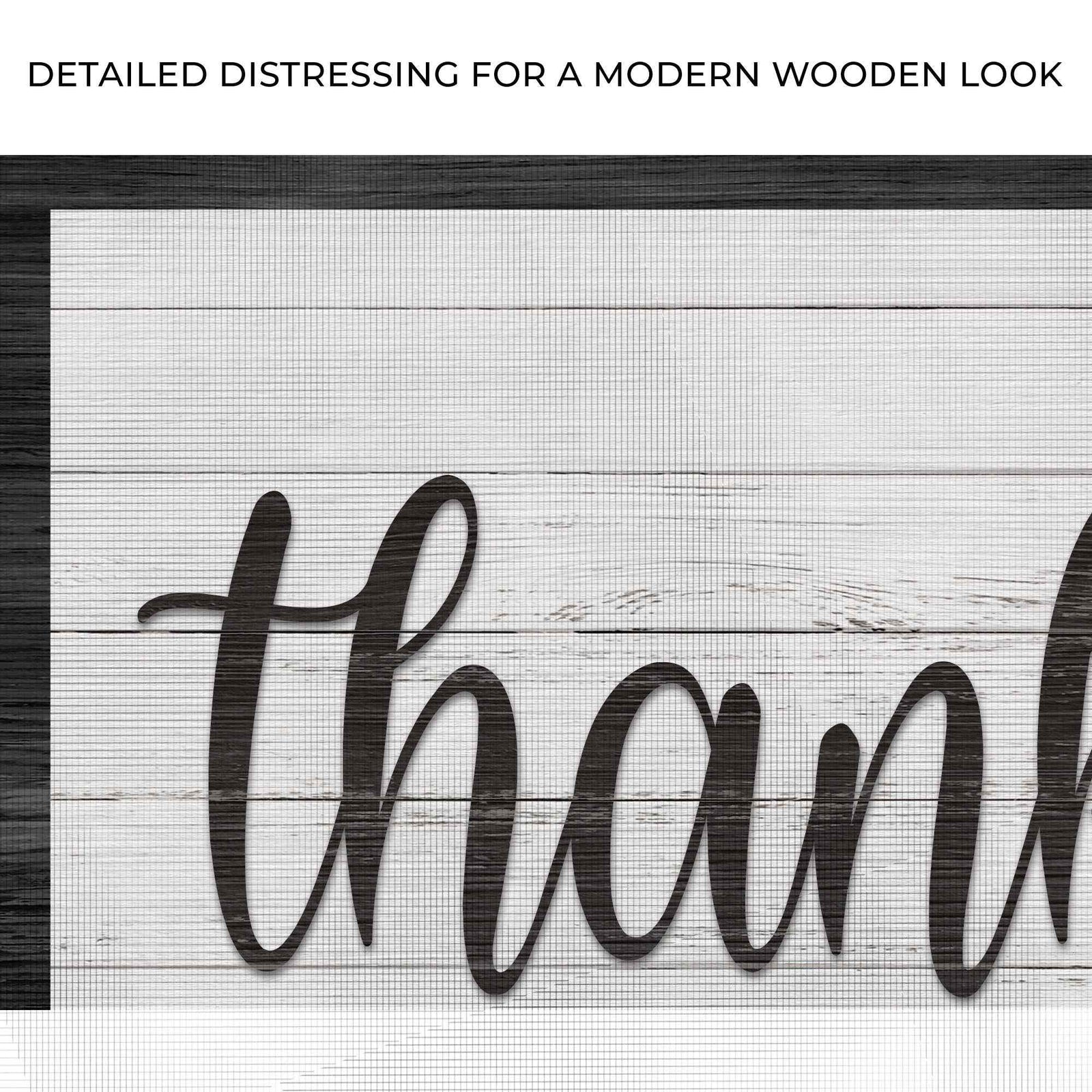 Thankful And Blessed Sign III
