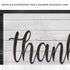 Thankful And Blessed Sign III