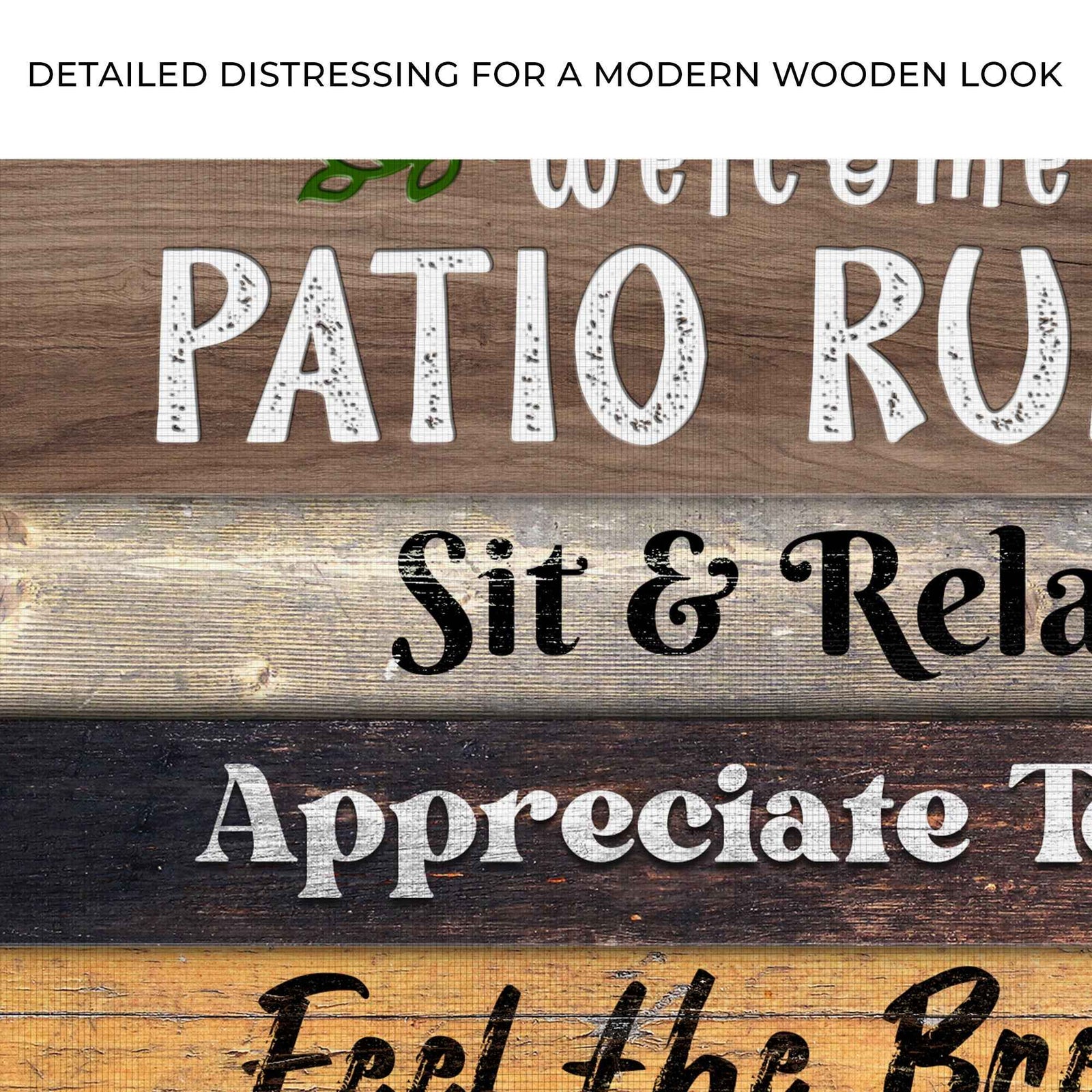 Patio Rules Sign III