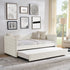 Upholstered Daybed With Pop Up Trundle