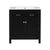 Bathroom Vanity With Ceramic Sink, Modern Single Bathroom Cabinet With 2 Doors And A Shelf, Soft Close Doors