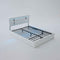 Upholstered Platform Bed Frame With Adjustable LED Headboard, USB C-Charging, Hydraulic Lift