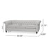 Chesterfield Style 3 Seater Sofa with Deep Button Tufting - Multiple Colors