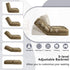 Upholstered Human Dog Bed And Pets, Bean Bag Floor Sofa With Massage Pillow, 5 Adjustable Positions & 2 Soft Pillows