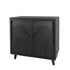 2 Door Accent Cabinet Storage Cabinet With Adjustable Shelf - Black
