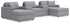 Modmax - Sectional - Granite