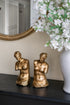 Set of 2 Venus de Milo Bust Bookends with Gold Finish