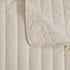 3-Piece Solid Striped Quilt - Virginia Collection