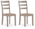 Harperfeld - Dining Room Side Chair (Set of 2) - Natural / Gray