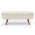 Walker Edison | Ottoman Oval Storage Bench