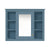 Wall Mounted Medicine Cabinet With Mirror, Storage Cabinet Featuring 6 Open Shelves And Adjustable Interior