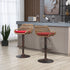 Modern Swivel Bar Stools Adjustable Counter Chairs With Footrest (Set of 2)