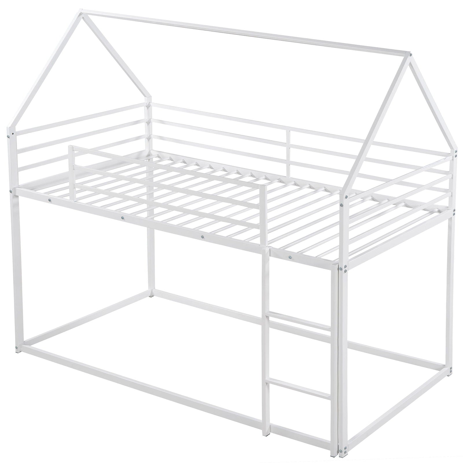 House Bunk Bed With Built In Ladder