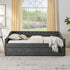 Upholstered Daybed With USB Charging & Pull Out Bed