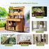 Tall Garden Potting Bench Table with Hutch - Durable Fir Wood