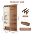 Wall Mounted Full Length Mirror With Shelf And Hook