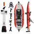 Nautiqua | ARUBA | Deluxe Paddleboard Fishing Pedal Kayak | Red