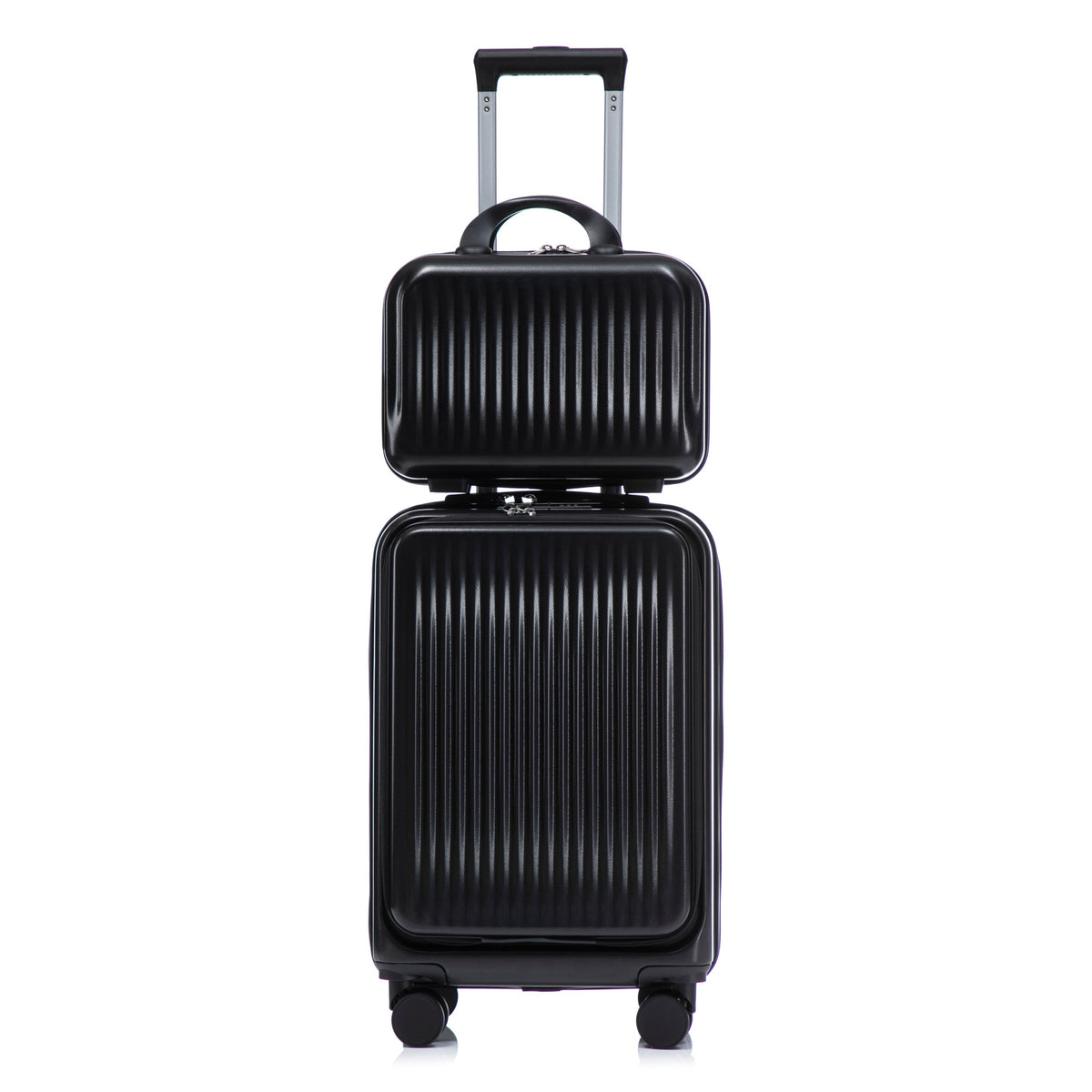 14' & 20' ABS Spinner Wheel Luggage Set with Cosmetic Case