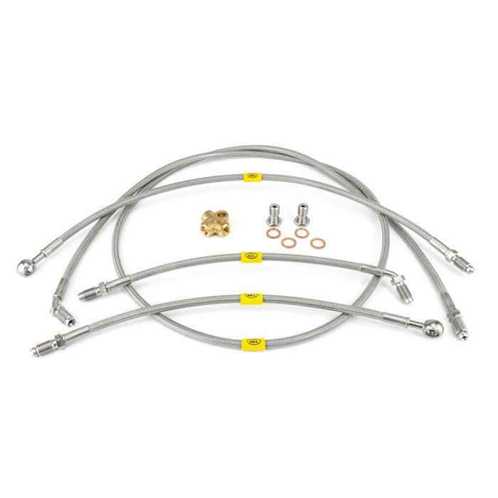 HEL Stainless Steel Braided ABS Delete Lines for Nissan Skyline R34