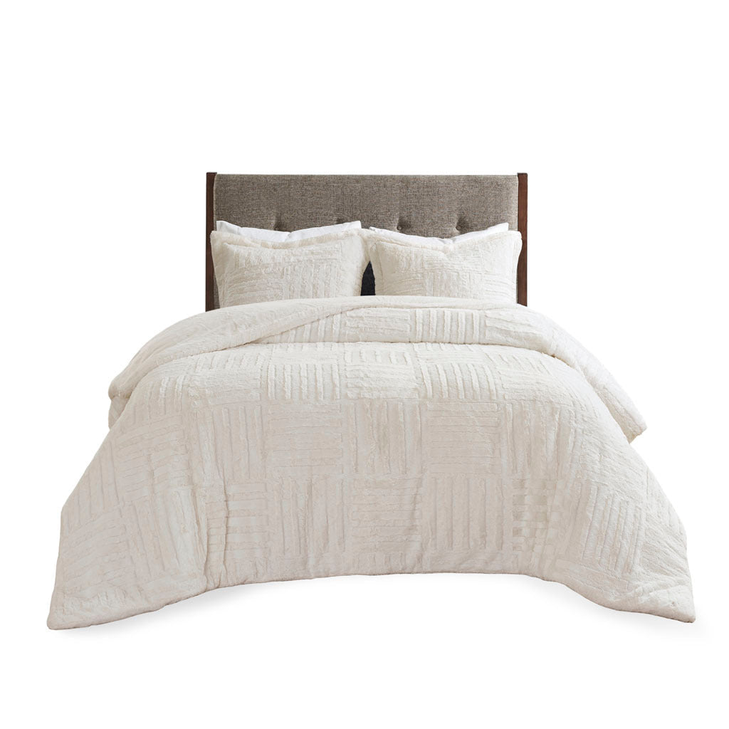 Twin Fur Down Alternative Comforter Mini Set