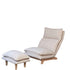 Single Lazy Sofa Chair Leisure Foldable Reclining Chair