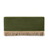 Olive Green Velvet Princess Pet Bed Sofa with Fringe Skirt - Medium